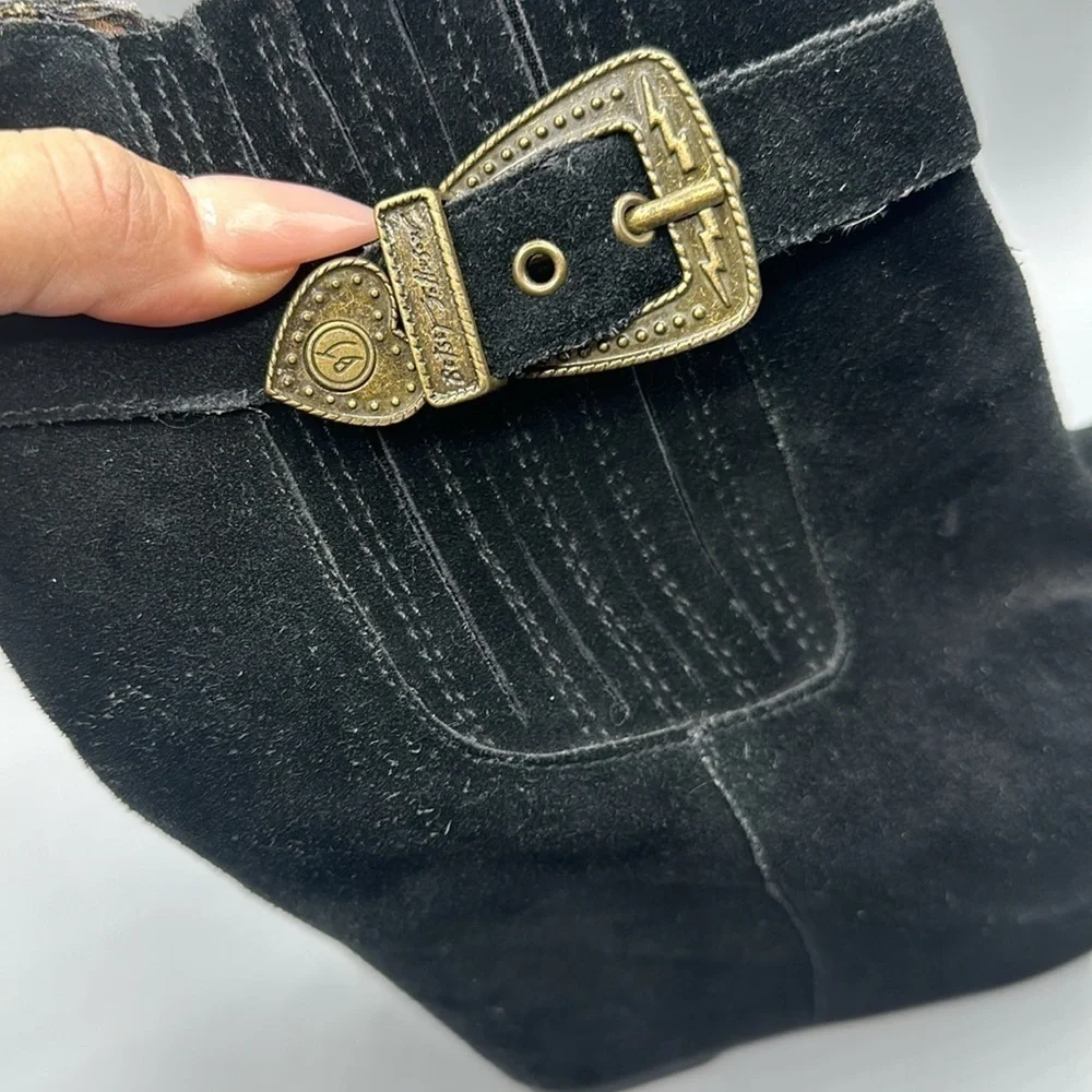Betsey Johnson wedge booties - Picture 3 of 4